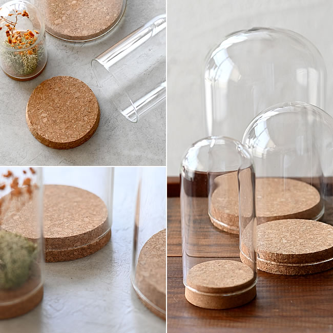 ガラスドーム with コルク | ゼネラルストア オルネ