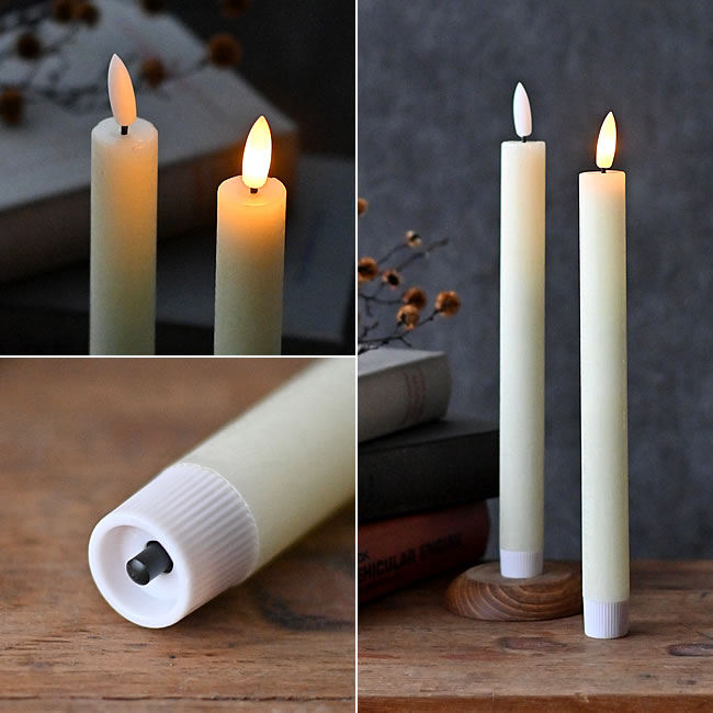 LED スティックキャンドルライト 2本セット | ゼネラルストア オルネ