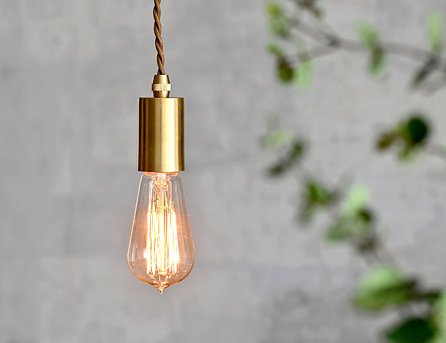 LONDON ペンダントライト BRASS 真鍮ソケット | ゼネラルストア オルネ