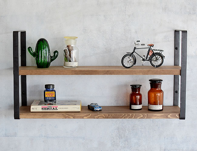 フレームシェルフ ブラケット S 棚受け アイアンブラケット | ゼネラル