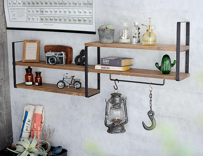 フレームシェルフ ブラケット S 棚受け アイアンブラケット | ゼネラル