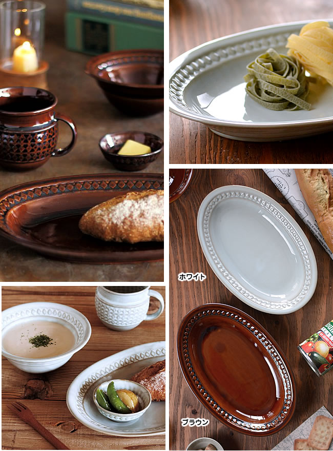 スカンジナビア オーバルプレート ナチュラル雑貨のオルネ ナチュラル