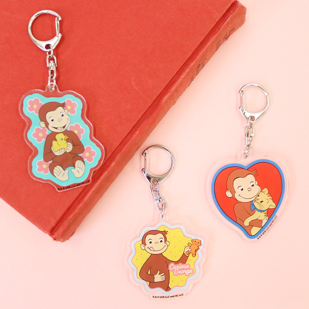 おさるのジョージ アクリルキーホルダー - おさるのジョージ公式
