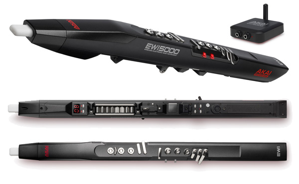 AKAI professionalのワイヤレス・ウィンド・シンセサイザーEWI5000の
