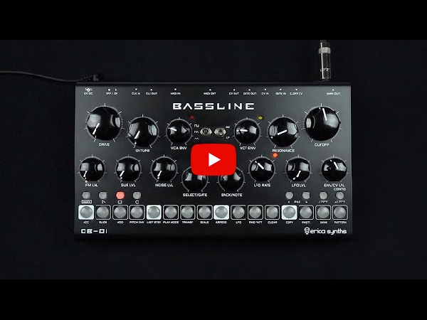 Erica Synths/デスクトップシンセサイザー/Bassline DB-01 -DJ機材