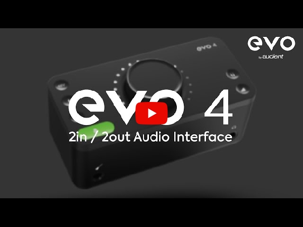 audientのオーディオインターフェイス、EVO 4のご紹介です。