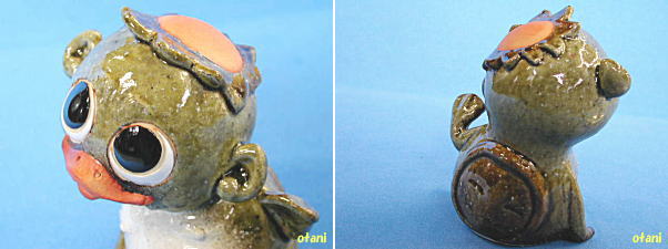 手作り河童【かっぱ】置物の販売 信楽焼大谷陶器