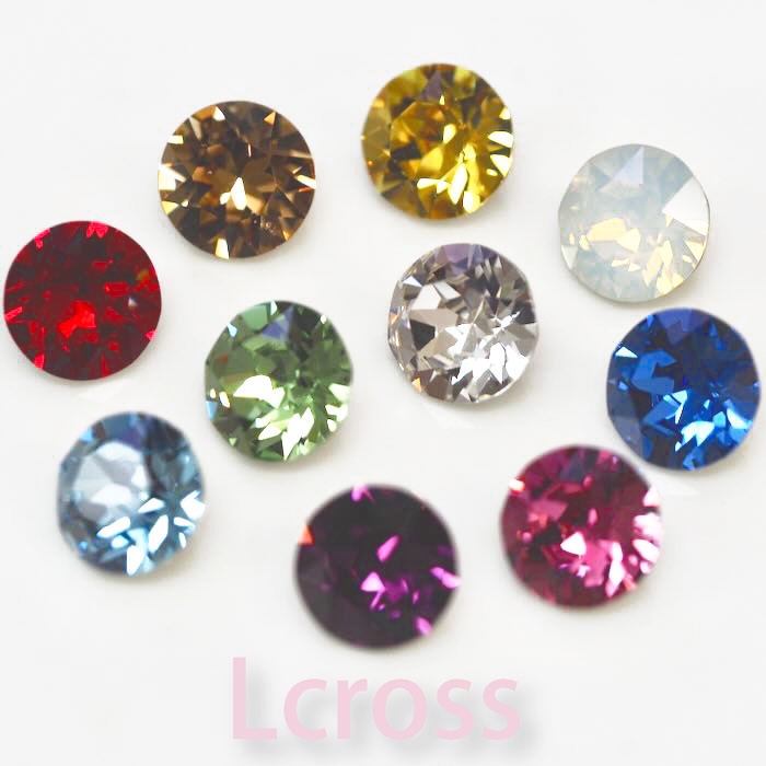 スワロフスキー#1088 定番カラーMIXバラエティ ss39（Vカット）10色