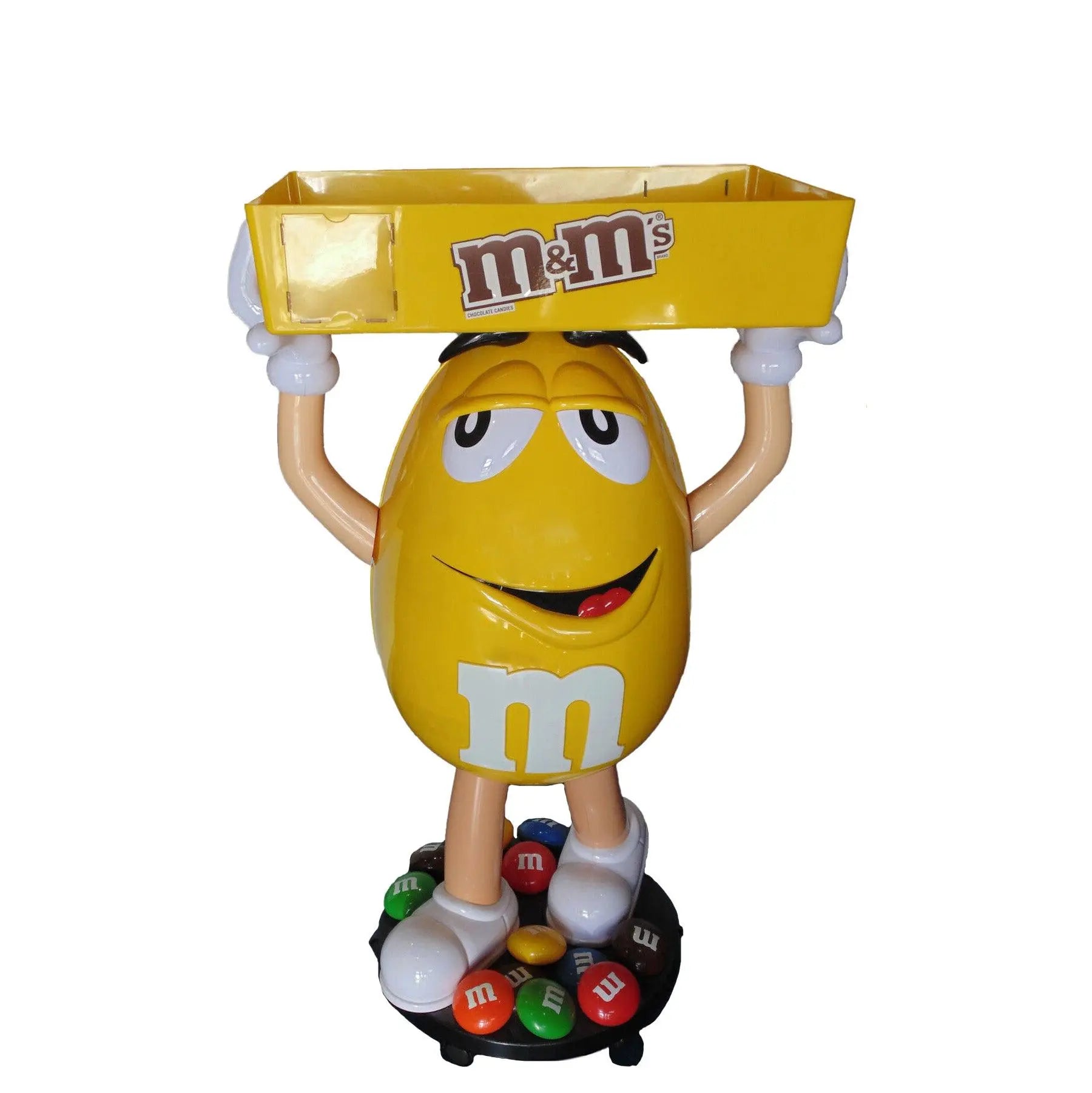 Candy Cart Yellow M&M Statue Display | LM Treasures – LM Treasures