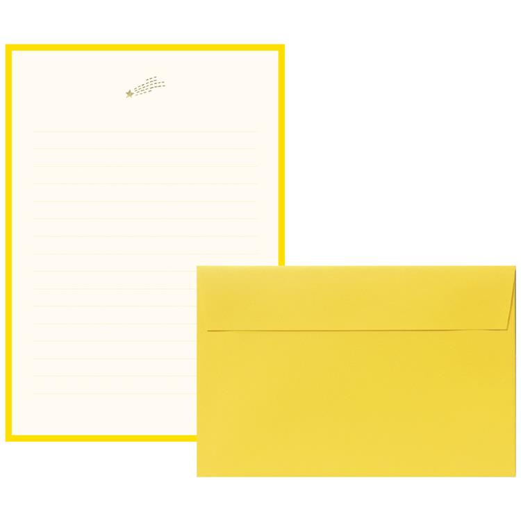 Lucia（ルチア） レターセット スター【ロフト限定