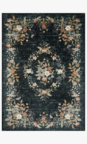 LAU-01 RP STRAWBERRY FIELDS NAVY | Loloi Rugs