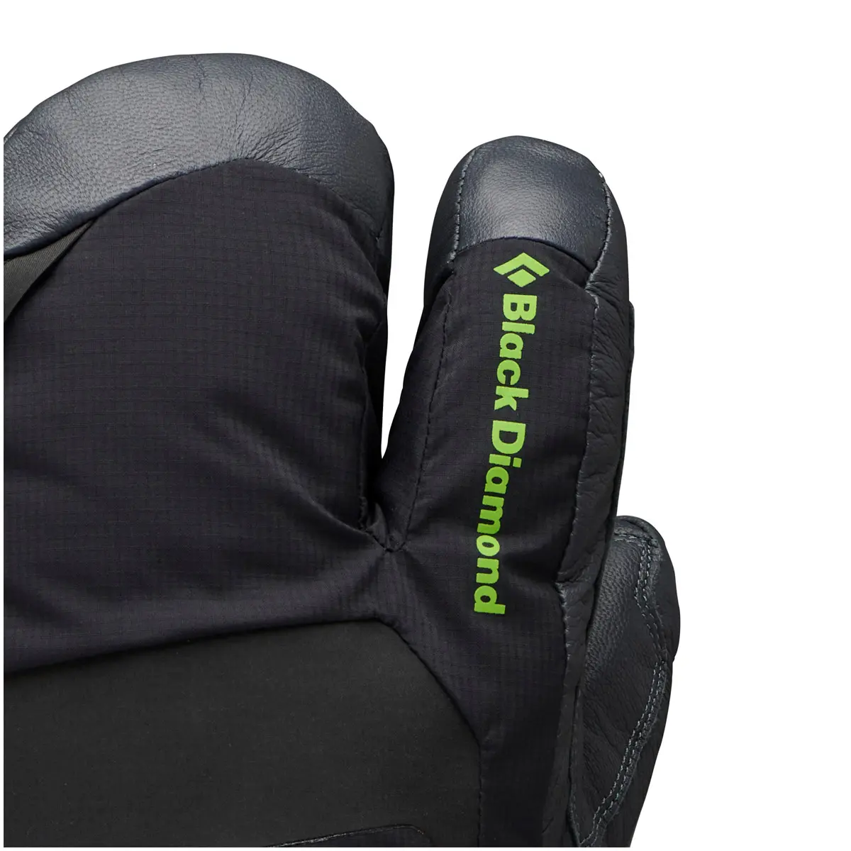 アルパイン3フィンガーミット(S ブラック/カーボン): ブラック