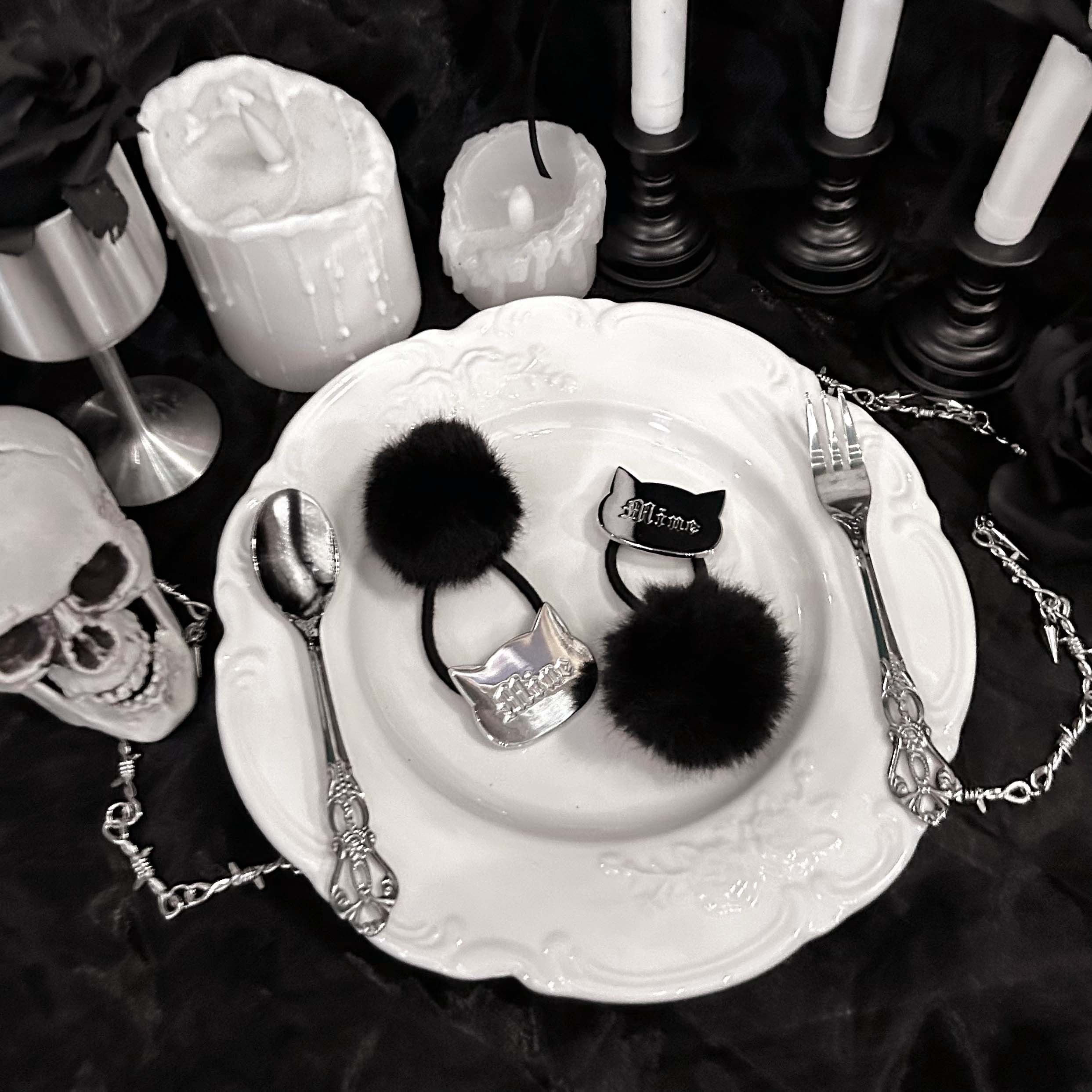 mine》ポンポン猫ヘアゴム- LAFARY ONLINE