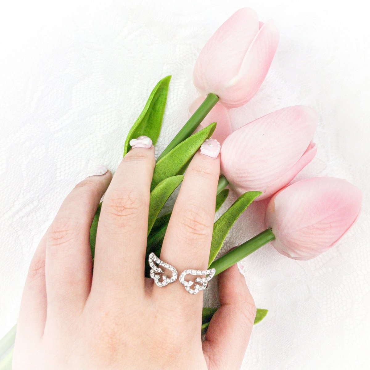 天使の羽リング（シルバー / ゴールド / ローズゴールド）ー