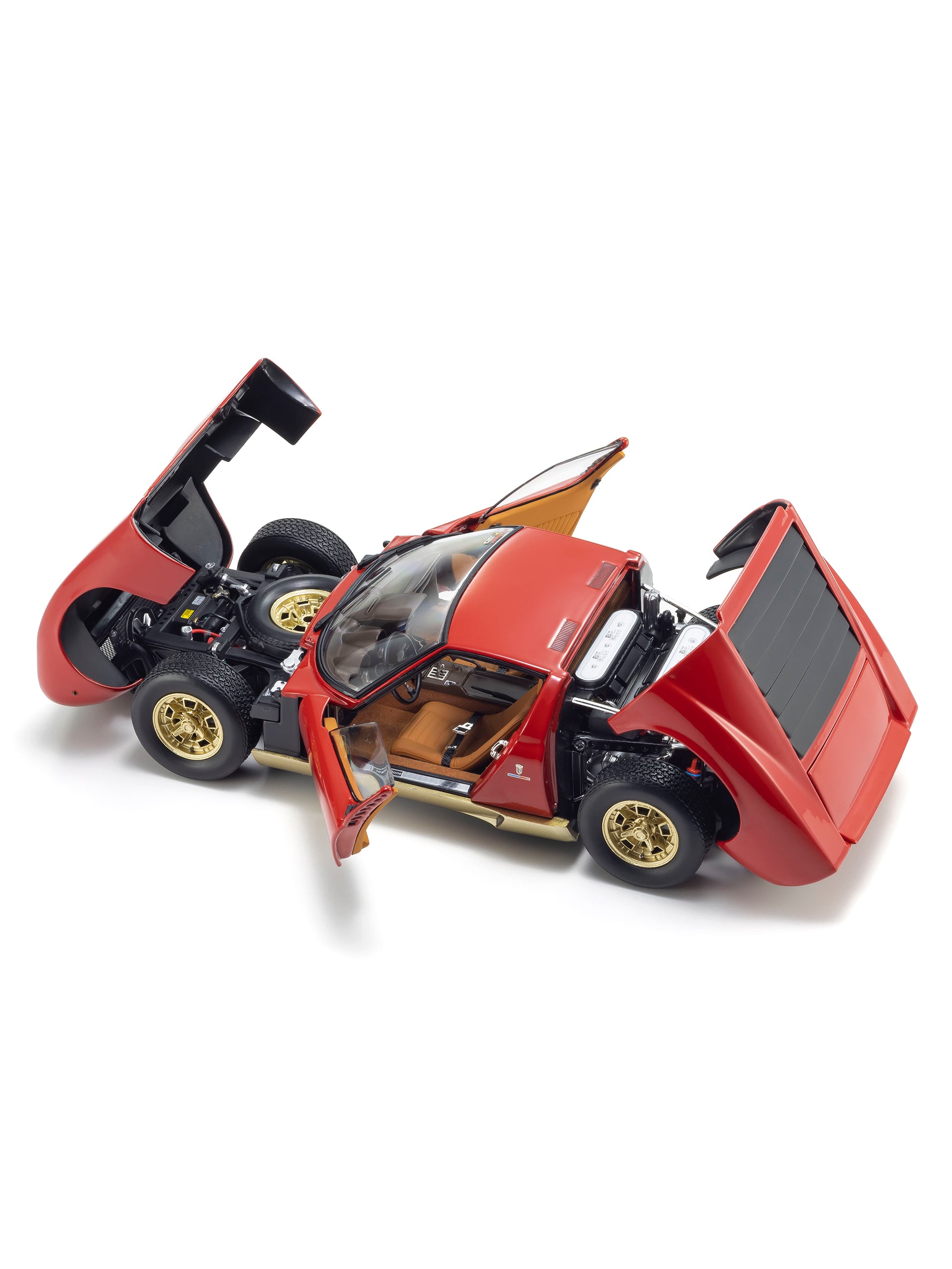 Lamborghini Miura P 400 1/18 Red/Gold | Lamborghini Store