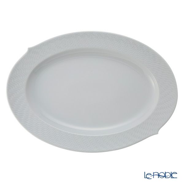 アンティークマイセン】18世紀／楕円皿 トレイ「カマイユ／印象主義の