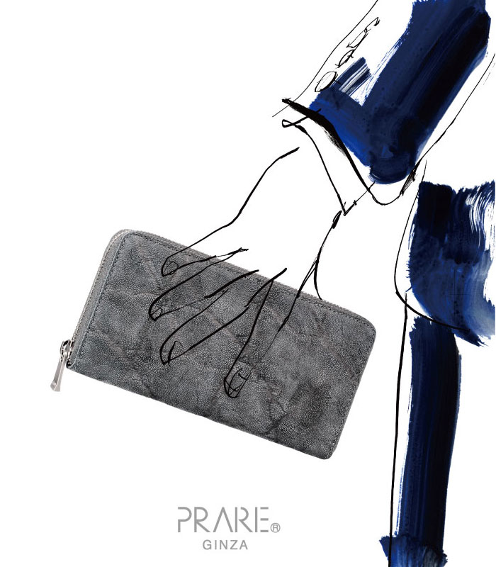 GINZAエレファント ラウンドファスナー長財布 「プレリーギンザ」 NPM1550