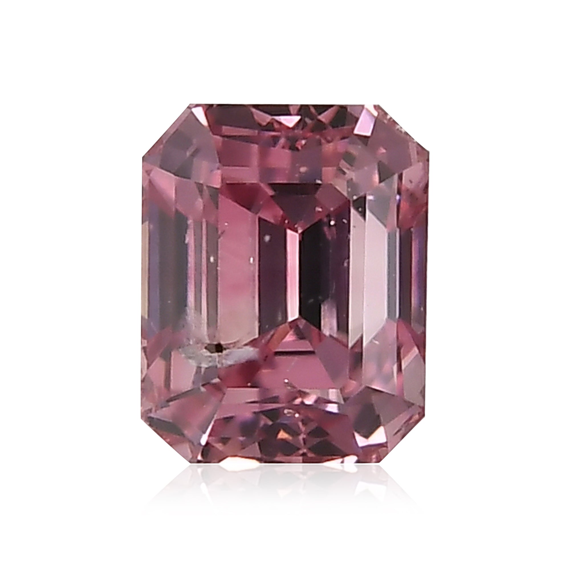 0.32 Carat Fancy Intense Purplish Pink Emerald Diamond (I1) GIA