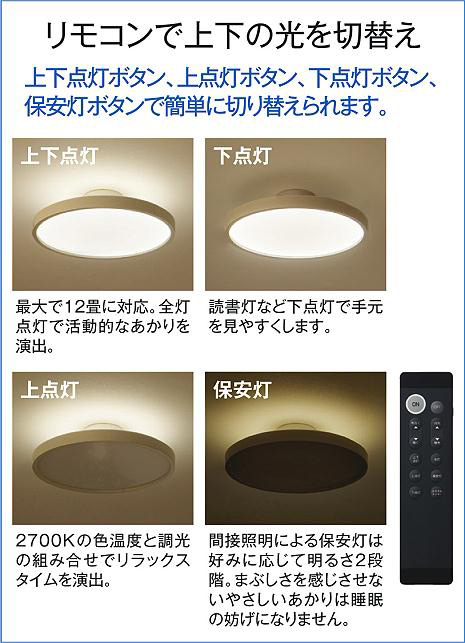 DAIKO 大光電機 LED調色シーリング DCL-42318 | 商品紹介 | 照明器具の