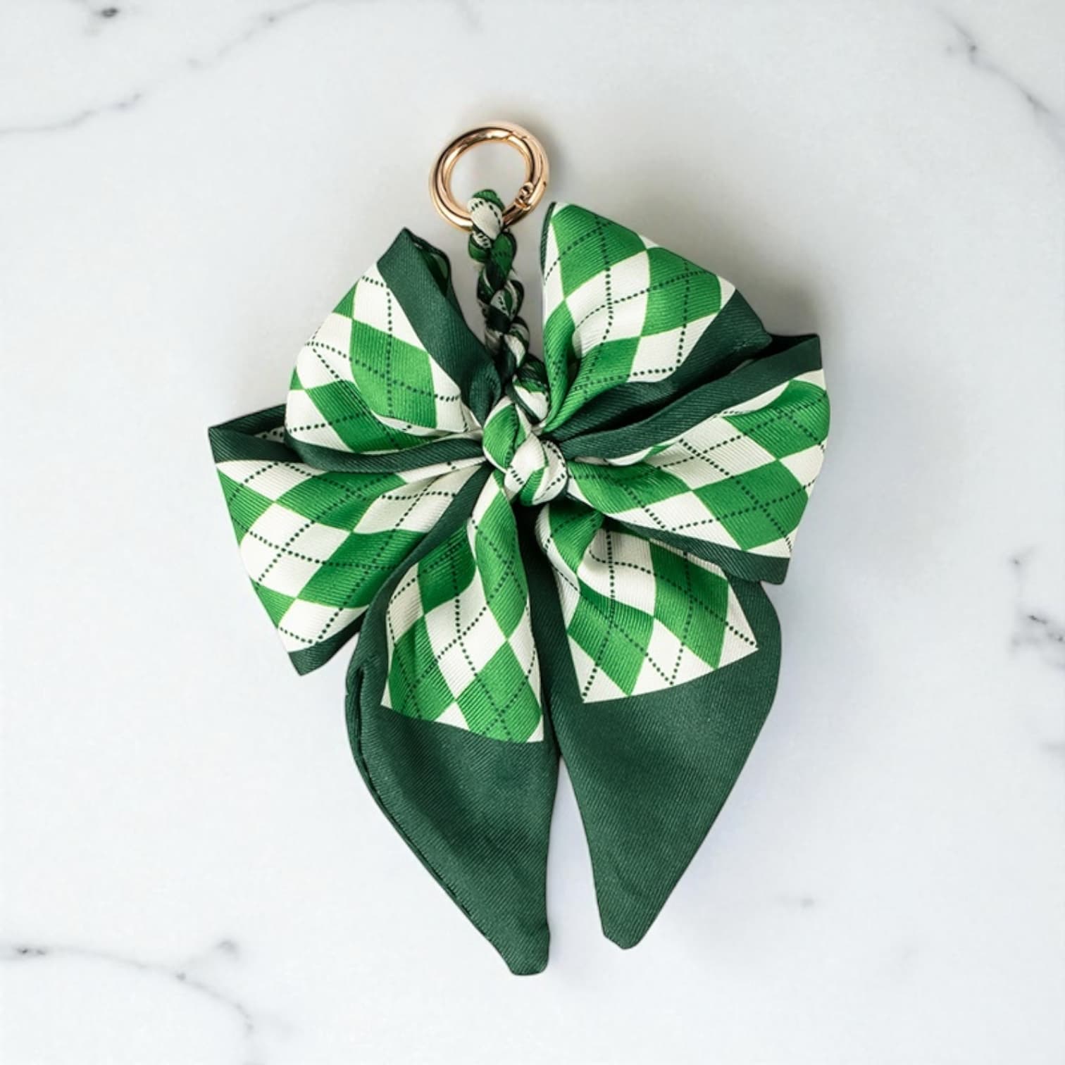 リボンスカーフチャーム バッグアクセサリー 13色展開 ギフトにも最適