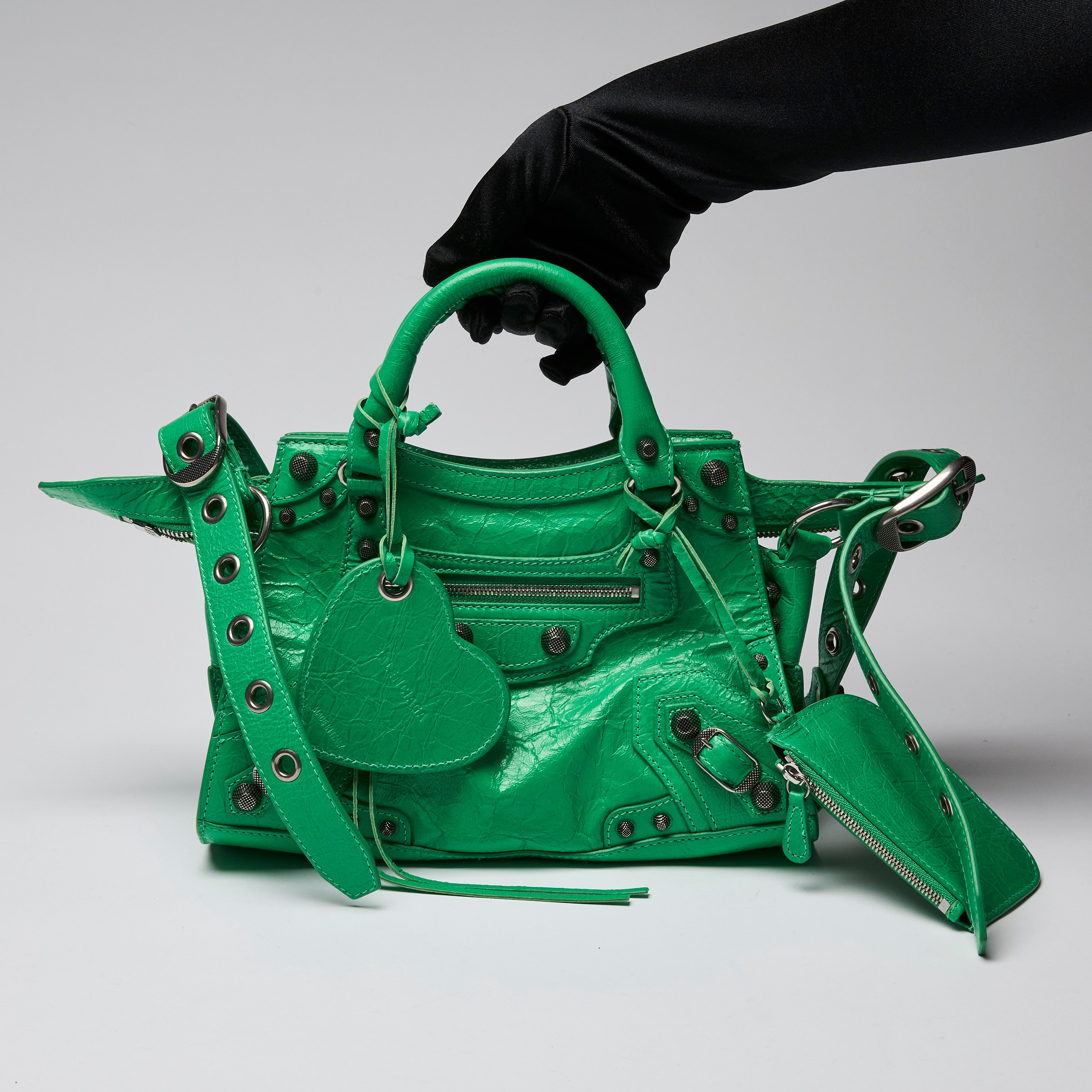 Balenciaga Agneau Arena Neo Cagole City Handbag Vivid Green – LFC Ltd