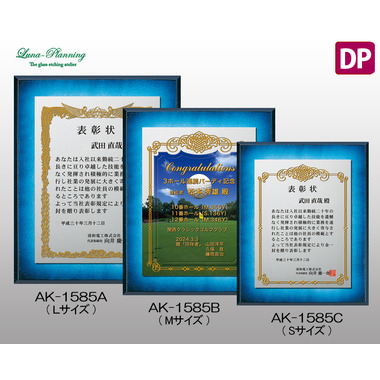 プレート表彰盾 AK-1585 トロフィー、表彰盾販売なら【ルナ