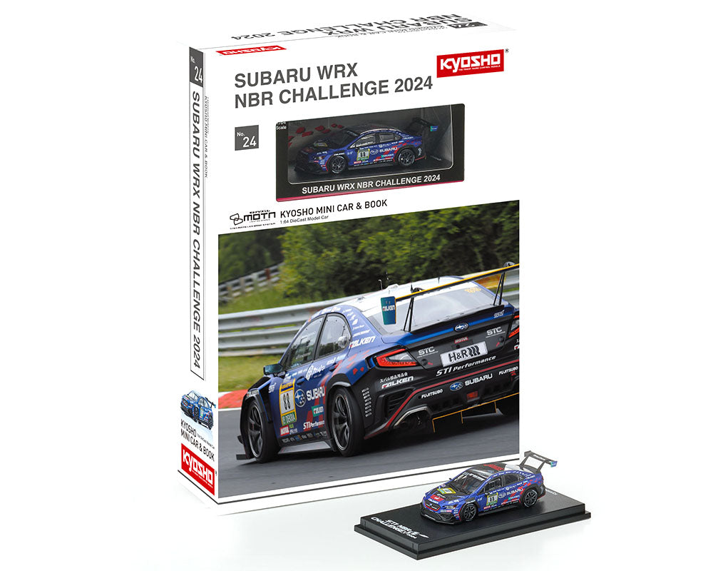PREORDER* Kyosho 1:64 Minicar Book Edition Subaru WRX NBR2024 with