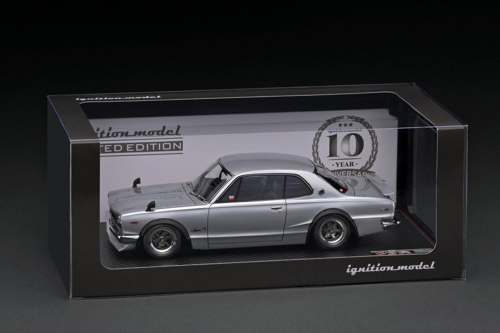 Ignition Model 1:18 Nissan Skyline 2000 GT-R (KPGC10) in Silver