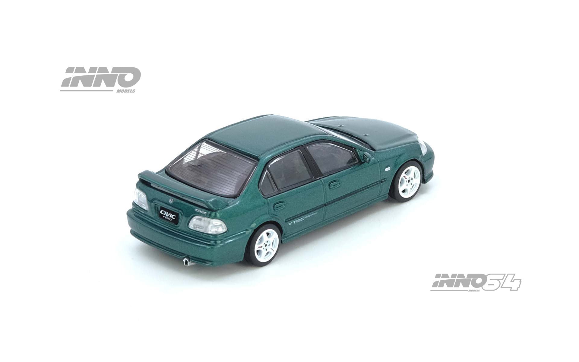 PREORDER* INNO64 1:64 Honda Civic Ferio Si (EK) in Green – Model