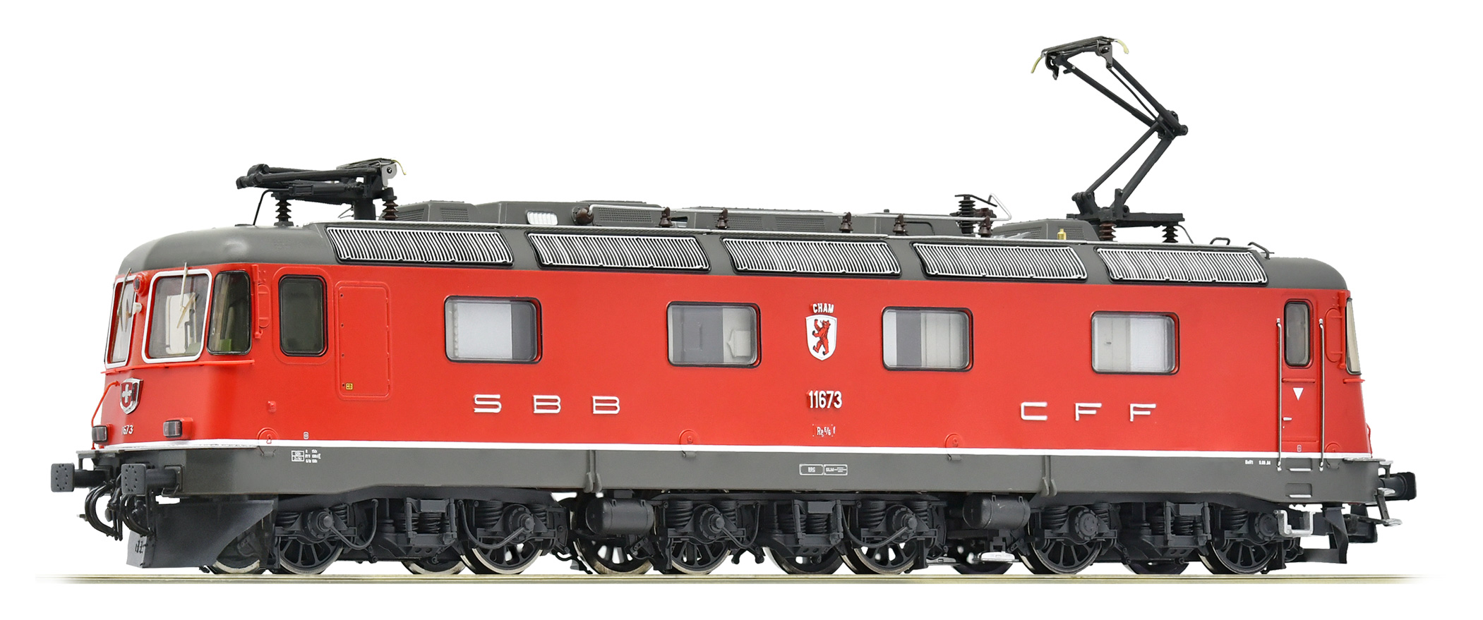 Roco 7500105 鉄道ゲージ H0 SBB Cargo の電気機関車 Re 6/6 11673、V