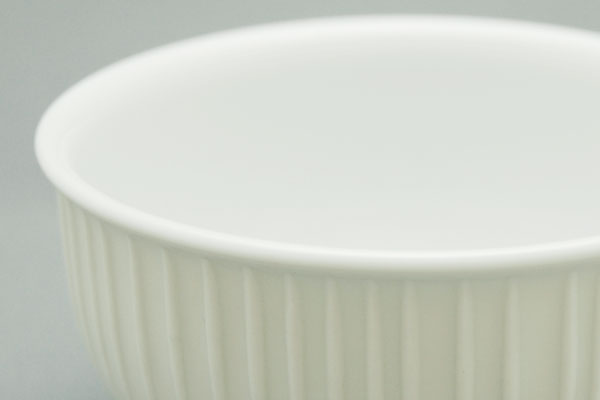 白山陶器 白磁立筋 汲出 蓋無｜和食器の通販 monsen