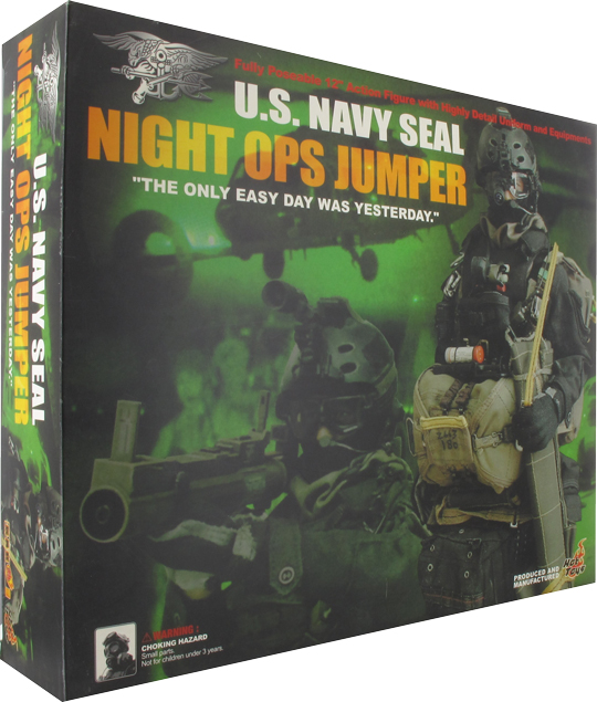 US Navy Seal Night Ops Jumper Hot Toys - Machinegun