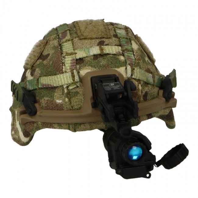 Virtus Helmet with MTP Cover and AN/PVS-14 NVG (Multicam) Green