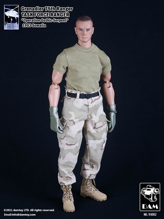 Grenadier -75th Ranger Task Force Ranger Somalia 93 Dam Toys