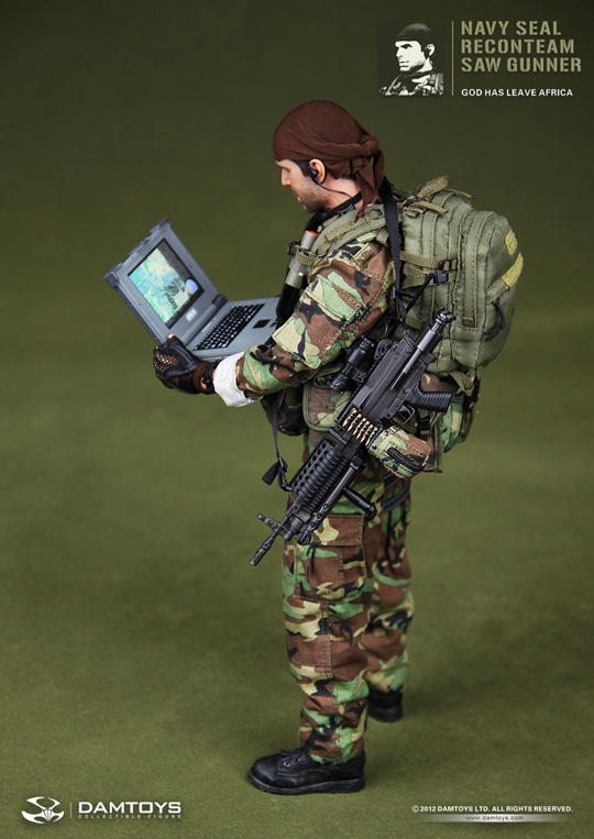 NAVY SEAL RECONTEAM SAW GUNNER Dam Toys - Machinegun