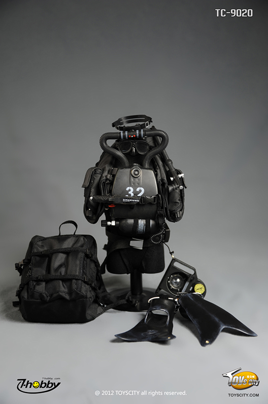 U.S. NAVY SEAL SDVT-1 - Combat Diver Toys City - Machinegun
