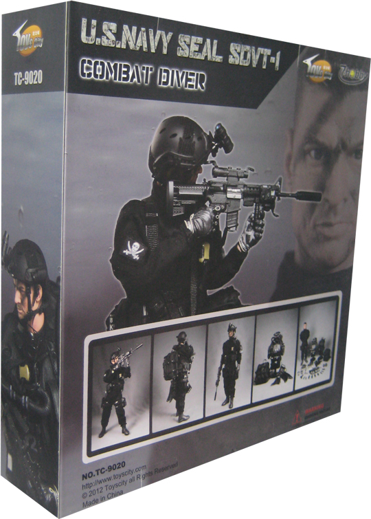 U.S. NAVY SEAL SDVT-1 - Combat Diver Toys City - Machinegun