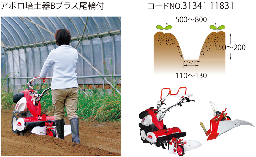 アタッチメント｜Minnie Tiller MMR400A/MMR600A｜ミニ耕うん機｜製品