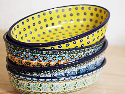 ポーランド食器 Ceramika Artystyczna No.802 オーブンディッシュ__