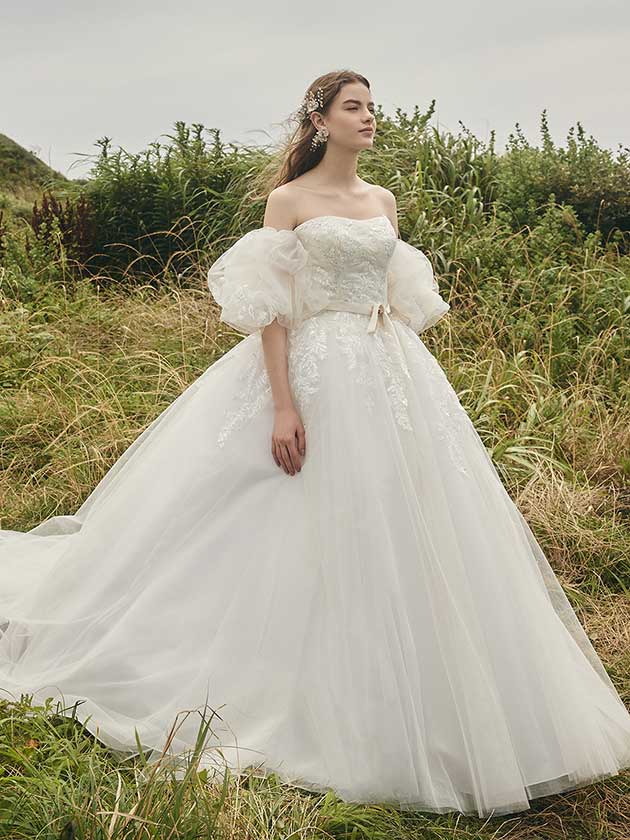 LIB0032 off white | ウエディングドレス『マリアローザ（MARIAROSA）』