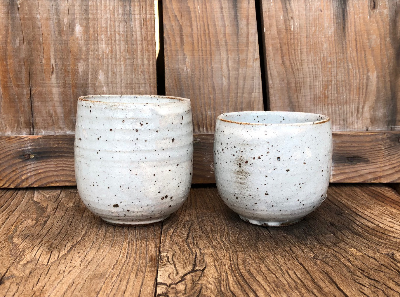 マグ・カップ :: フリーカップ・湯呑み :: 粉引き 湯のみ 小