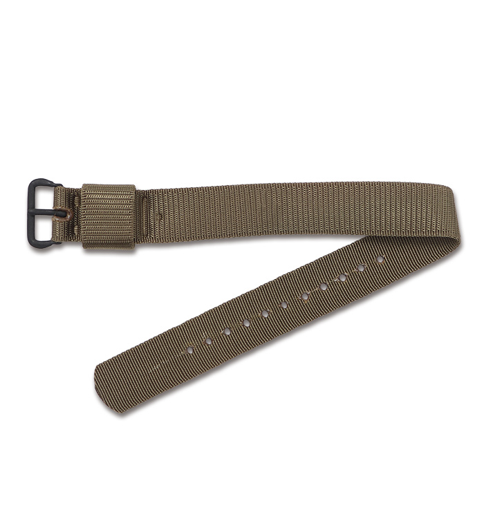 US(米軍) NAM戦 1965 ODナイロン ウォッチベルト(16mm)/実物・未使用