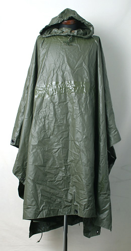 US(米軍) NAM戦 OD(OG207) ナイロンポンチョ/実物・良の上