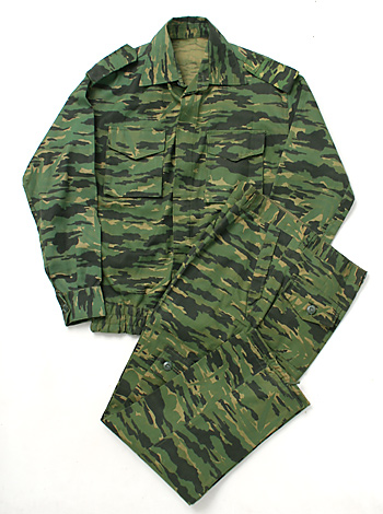 北ベトナム人民軍 90's カモ野戦服上下/サイズ：M程度/実物・未使用