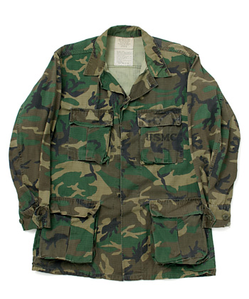 USMC(米海兵隊) 80's リーフカモ・ジャケット/ R/S生地 /DLA80年
