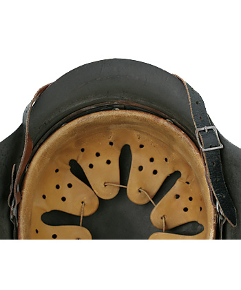 WWII ドイツ軍(WH/WSS) M42 スティール・ヘルメット/ブラックグリーン