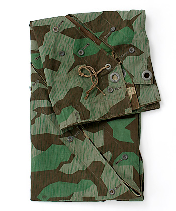 WWII ドイツ国防軍(WH) スプリンターパターン迷彩シェルター・ハーフ