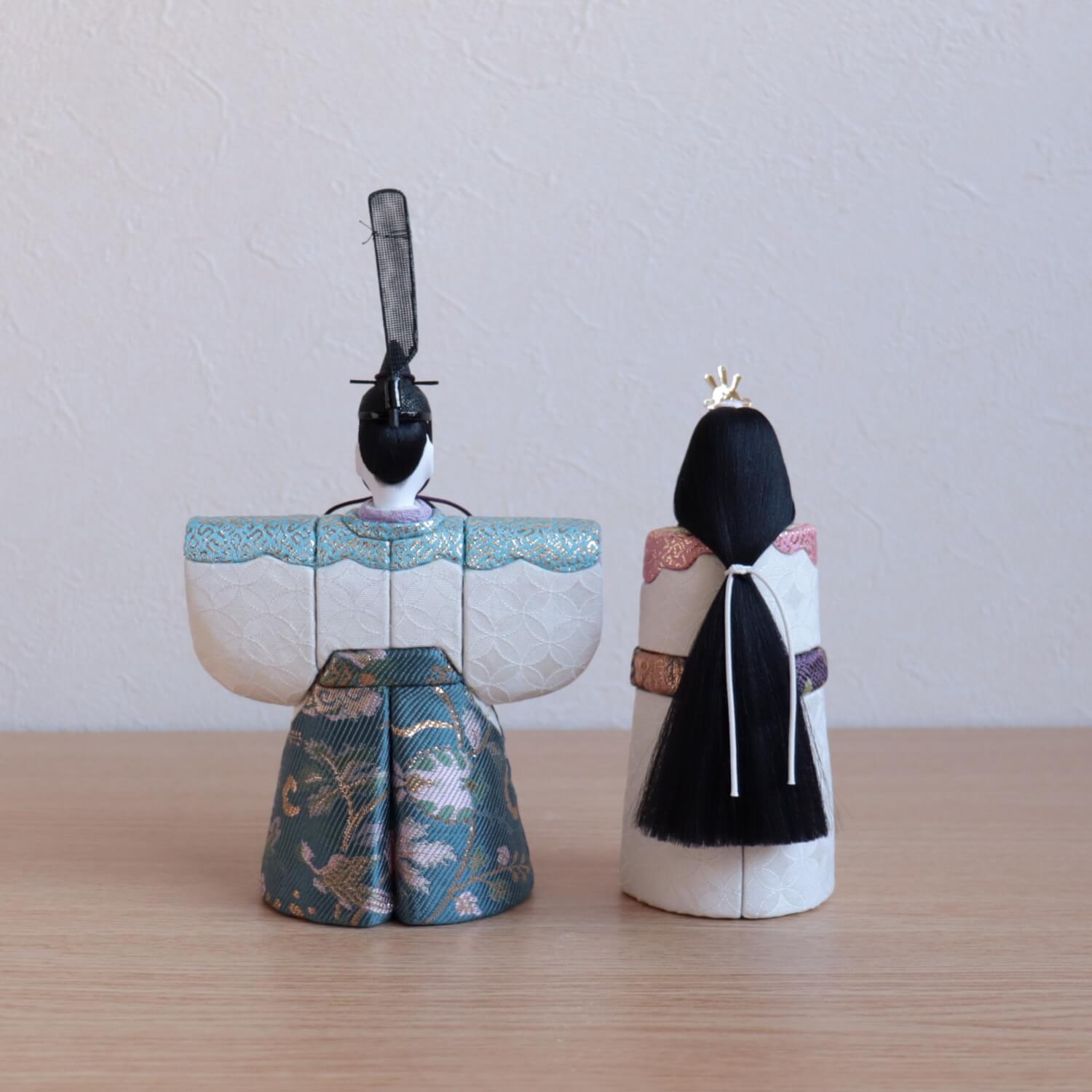 伝統的工芸品 三世・金林真多呂作 伝産・朱雀立雛 箔押桜 京製手描き