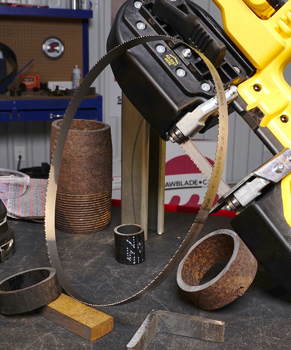 MK Morse Bi-Metal 8/11 TPI Portable Bandsaw Blade - 25 Pack