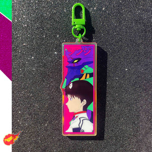 Evangelion Shinji Ikari Acrylic Keychain! – Meteor Patrol